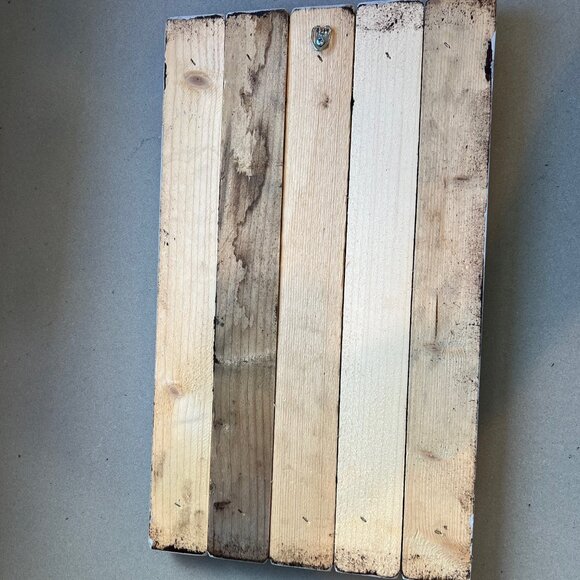 Home Decor Wooden Gray Picture Holder with Clip, 10"x17" Cottagecore - Picture 7 of 7